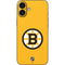 NHL Boston Bruins Solid Background iPhone 16 Plus Skin
